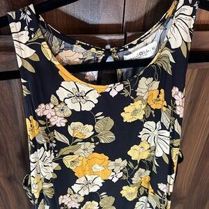 The Natural Life Katie Marigold Yellow Floral Maxi Dress-LIKE NEW